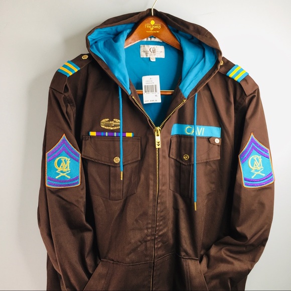 CAVI Other - CAVI 100% authentic Military Brown Blue Jacket 4XL